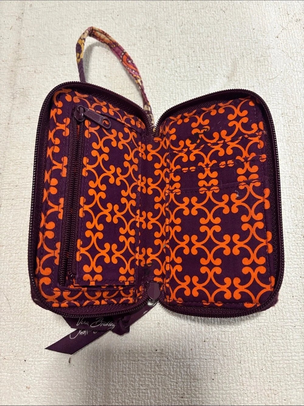 This Vera Bradley wristlet wallet in the retired 